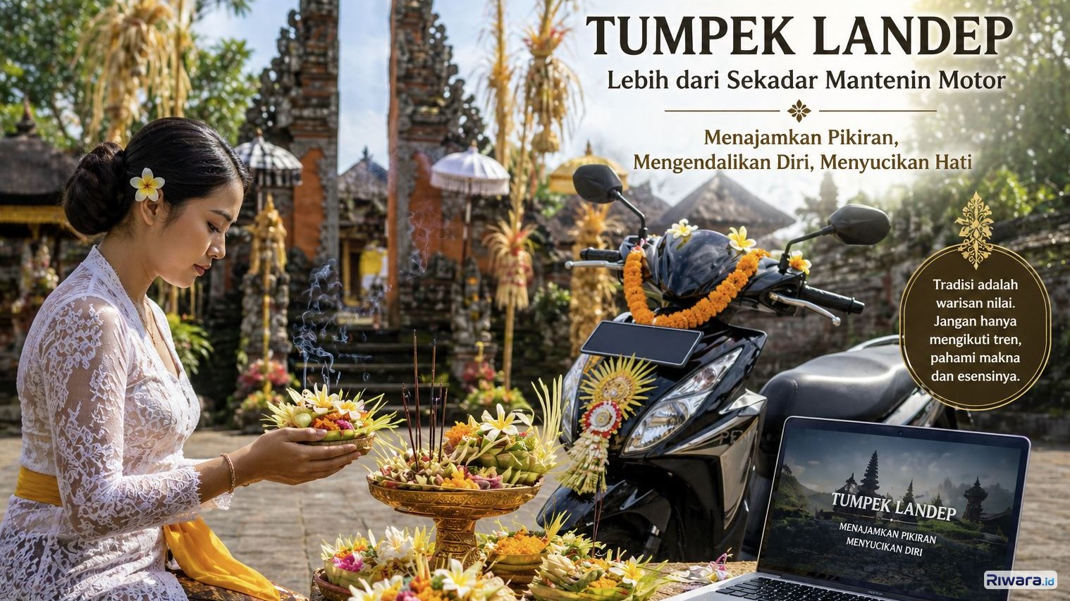 Makna Tumpek Landep Bukan Sekadar Mantenin Motor, Ini Filosofi Tajam Pikiran Menurut Kemenag